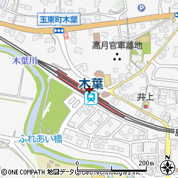 熊本県玉名郡玉東町周辺の地図