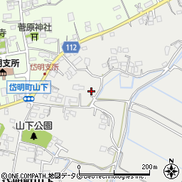 熊本県玉名市岱明町山下424周辺の地図