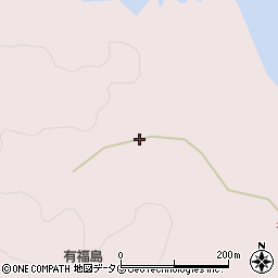 長崎県南松浦郡新上五島町有福郷77周辺の地図