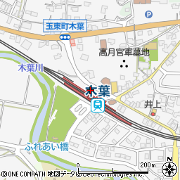 熊本県玉名郡玉東町木葉598周辺の地図