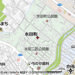 長崎県大村市水田町1098周辺の地図