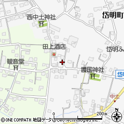 熊本県玉名市岱明町中土811周辺の地図