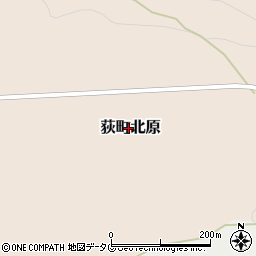 大分県竹田市荻町北原周辺の地図
