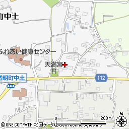 熊本県玉名市岱明町中土1055周辺の地図