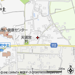 熊本県玉名市岱明町中土1058-1周辺の地図