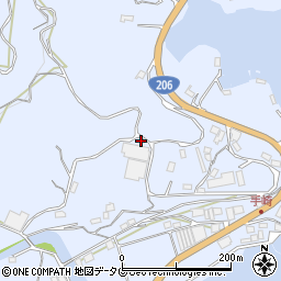 長崎県長崎市長浦町1180周辺の地図