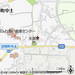 熊本県玉名市岱明町中土1057周辺の地図