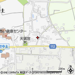 熊本県玉名市岱明町中土1105周辺の地図