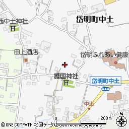 熊本県玉名市岱明町中土794周辺の地図