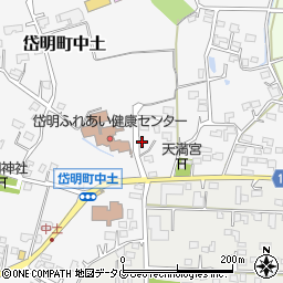 熊本県玉名市岱明町中土1038周辺の地図