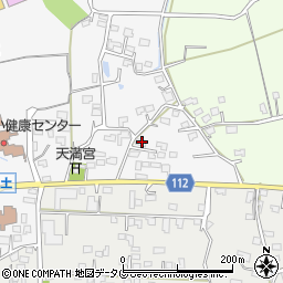 熊本県玉名市岱明町中土1080周辺の地図