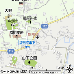 熊本県玉名市岱明町山下448-9周辺の地図