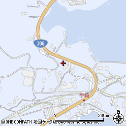長崎県長崎市長浦町734周辺の地図