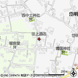 熊本県玉名市岱明町中土809周辺の地図