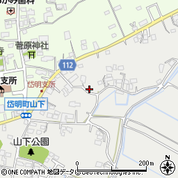 熊本県玉名市岱明町山下479-1周辺の地図