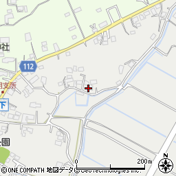 熊本県玉名市岱明町山下488-1周辺の地図
