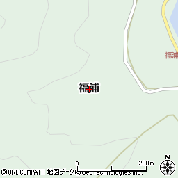 愛媛県南宇和郡愛南町福浦周辺の地図