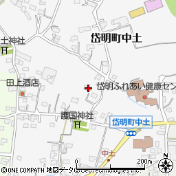 熊本県玉名市岱明町中土791周辺の地図