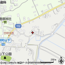 熊本県玉名市岱明町山下475周辺の地図