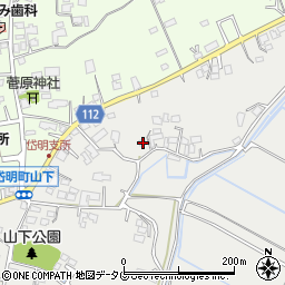 熊本県玉名市岱明町山下476周辺の地図