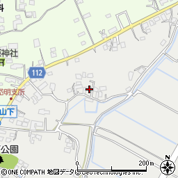 熊本県玉名市岱明町山下496周辺の地図