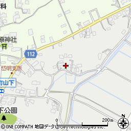 熊本県玉名市岱明町山下486-1周辺の地図