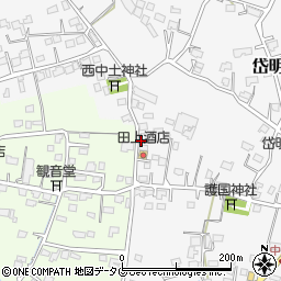 熊本県玉名市岱明町中土808周辺の地図