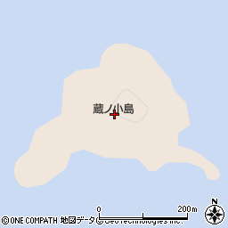 蔵ノ小島周辺の地図