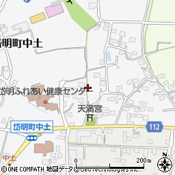 熊本県玉名市岱明町中土1033周辺の地図