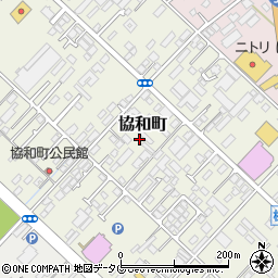 長崎県大村市協和町周辺の地図