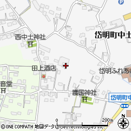 熊本県玉名市岱明町中土805周辺の地図