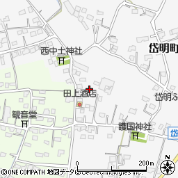 熊本県玉名市岱明町中土806周辺の地図