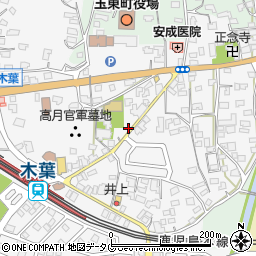 熊本県玉名郡玉東町木葉690周辺の地図