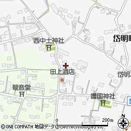 熊本県玉名市岱明町中土748周辺の地図