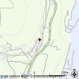 長崎県諫早市高来町善住寺721周辺の地図