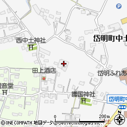 熊本県玉名市岱明町中土605周辺の地図