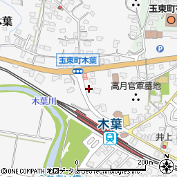 熊本県玉名郡玉東町木葉656周辺の地図