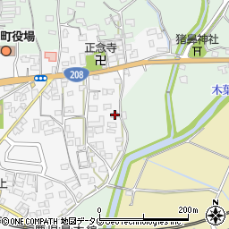 熊本県玉名郡玉東町木葉727周辺の地図
