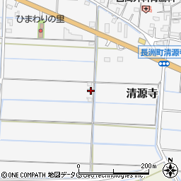 熊本県玉名郡長洲町清源寺3182周辺の地図