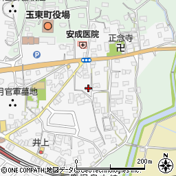 熊本県玉名郡玉東町木葉696-2周辺の地図