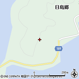 日島周辺の地図