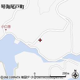 長崎県長崎市琴海尾戸町396周辺の地図