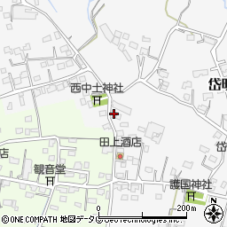 熊本県玉名市岱明町中土746周辺の地図