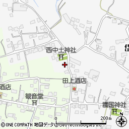 熊本県玉名市岱明町中土150周辺の地図