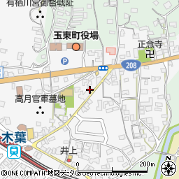 熊本県玉名郡玉東町木葉693周辺の地図
