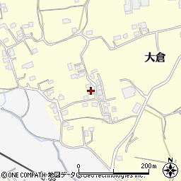 熊本県玉名市大倉308周辺の地図