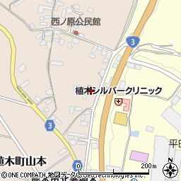 熊本県熊本市北区植木町山本712周辺の地図