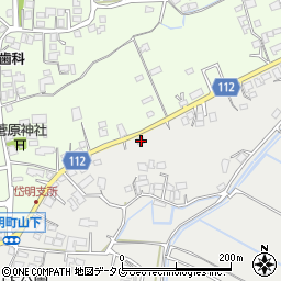 熊本県玉名市岱明町山下456周辺の地図