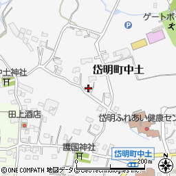 熊本県玉名市岱明町中土713周辺の地図