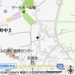 熊本県玉名市岱明町中土1122周辺の地図